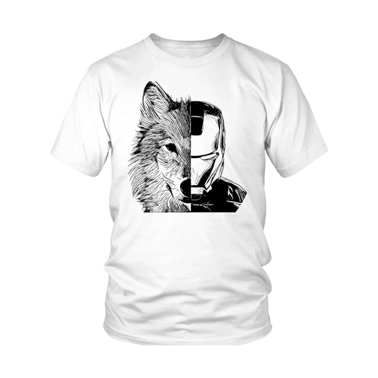 House Stark x Tony Stark | White | Unisex Short Sleeve T-Shirt