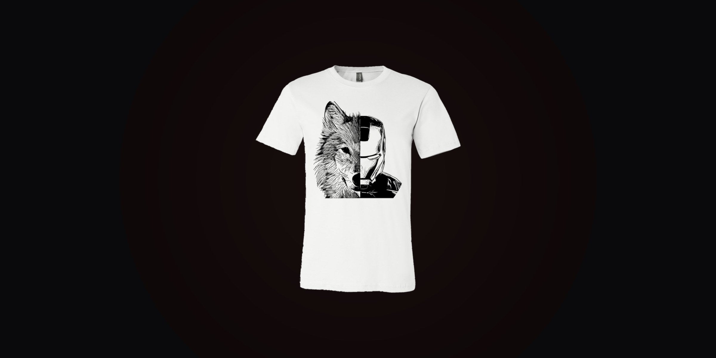 fancymerch hero — Ironwolf design